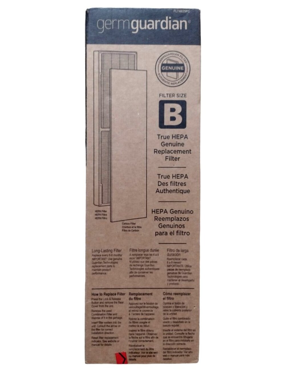 Genuine Germ Guardian FLT4825 HEPA Air Purifier Replacement Filter B AC4300BPTCA
